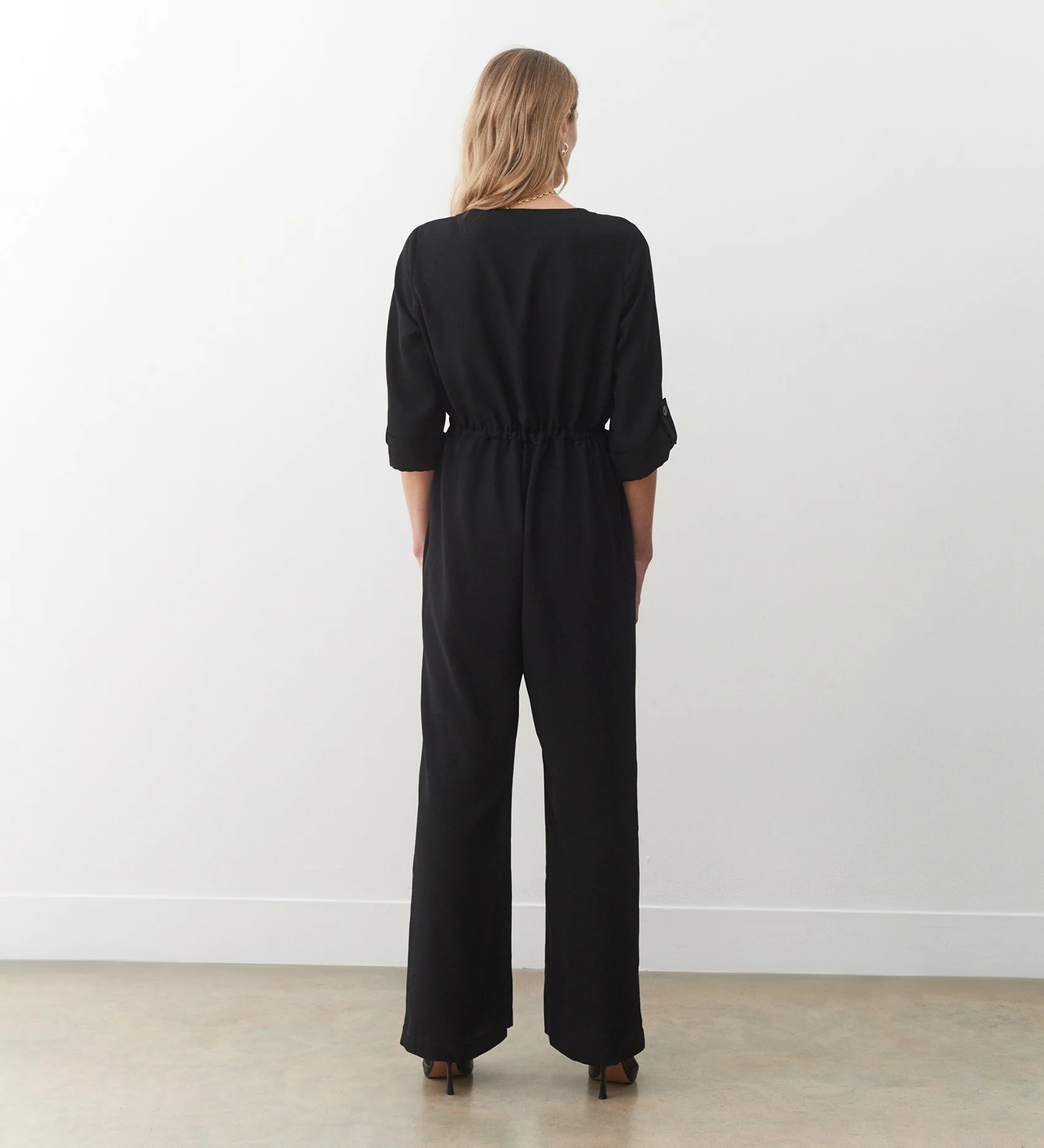 Annmarie Black Jumpsuit - Image 4