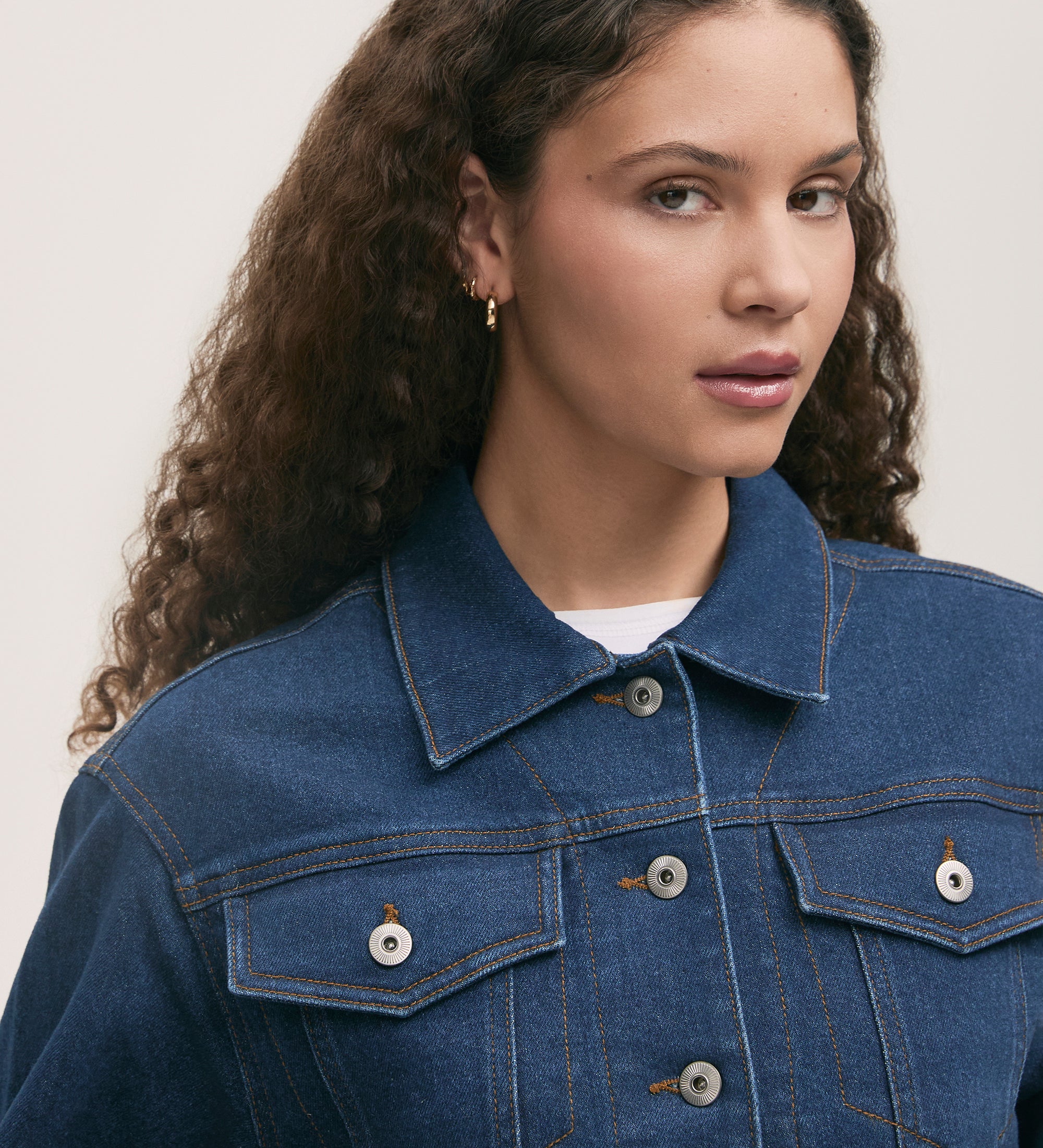 Caroline Mid Wash Denim Jacket - Image 3