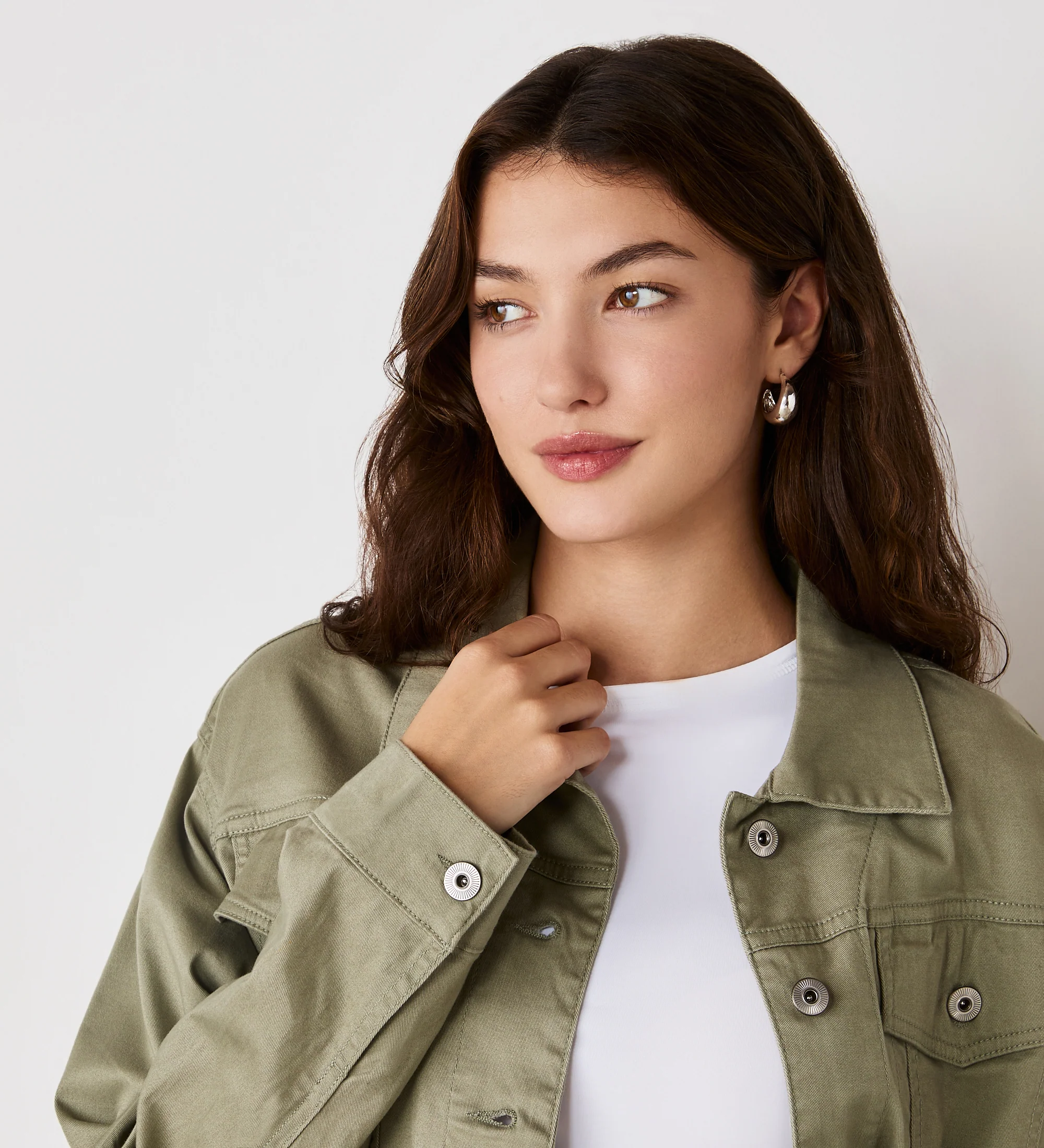 Isobel Sage Denim Jacket - Image 3