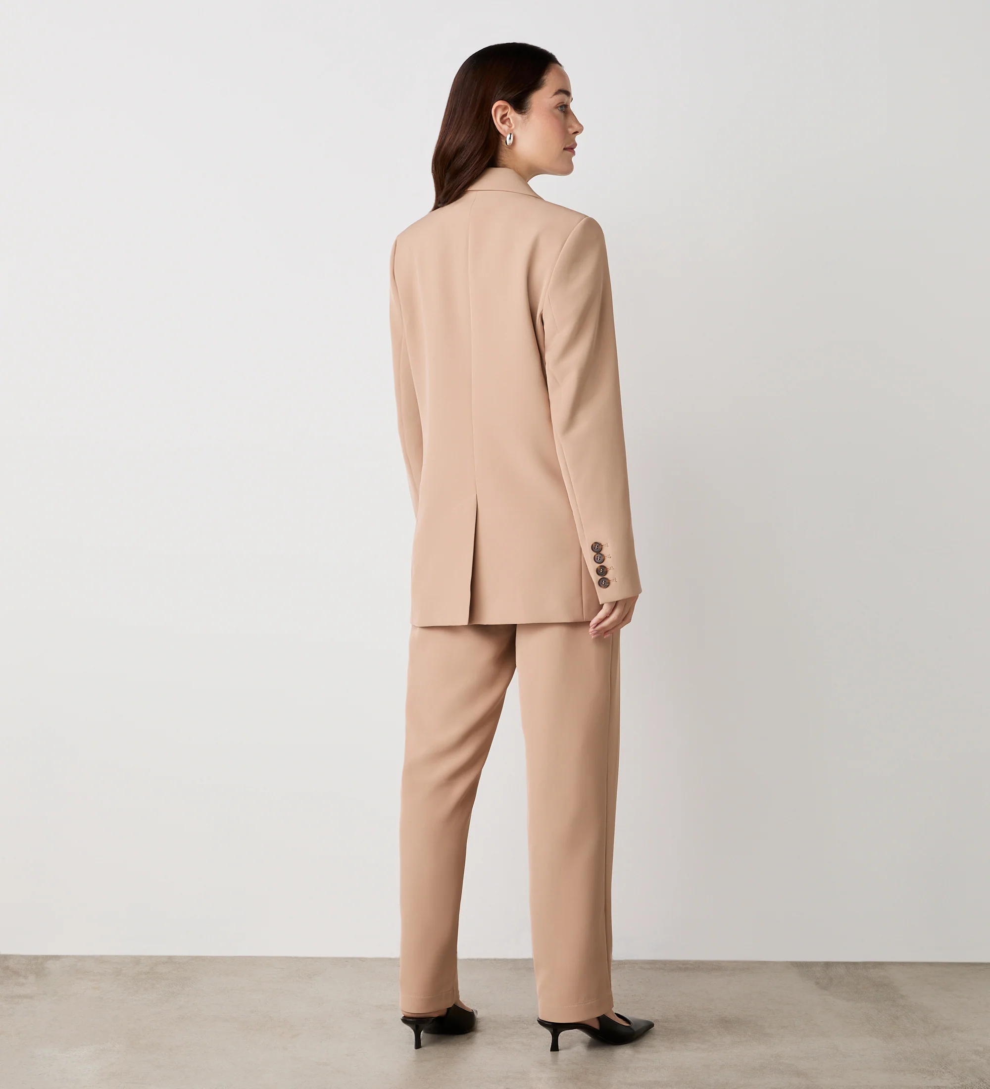 Myla Camel Longline Blazer - Image 4