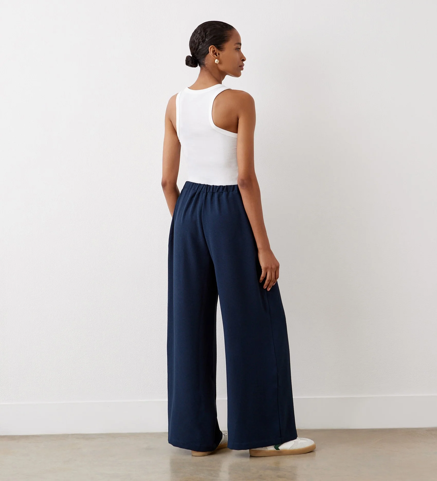 Nat Navy Trousers - Image 4