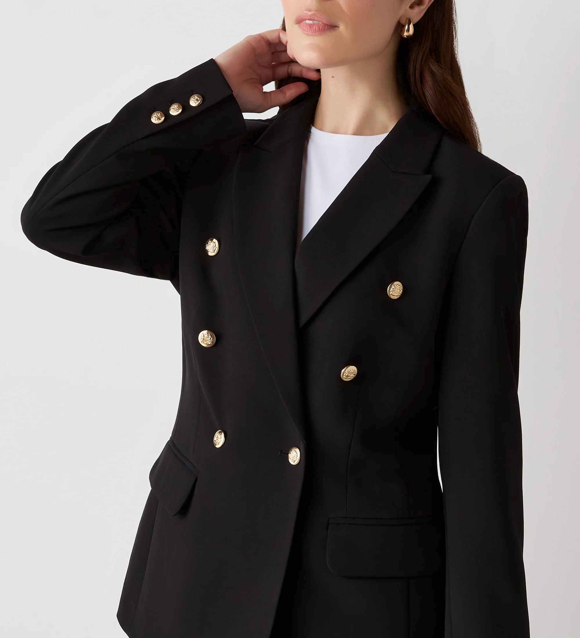 Orla Black Tailored Blazer - Image 3