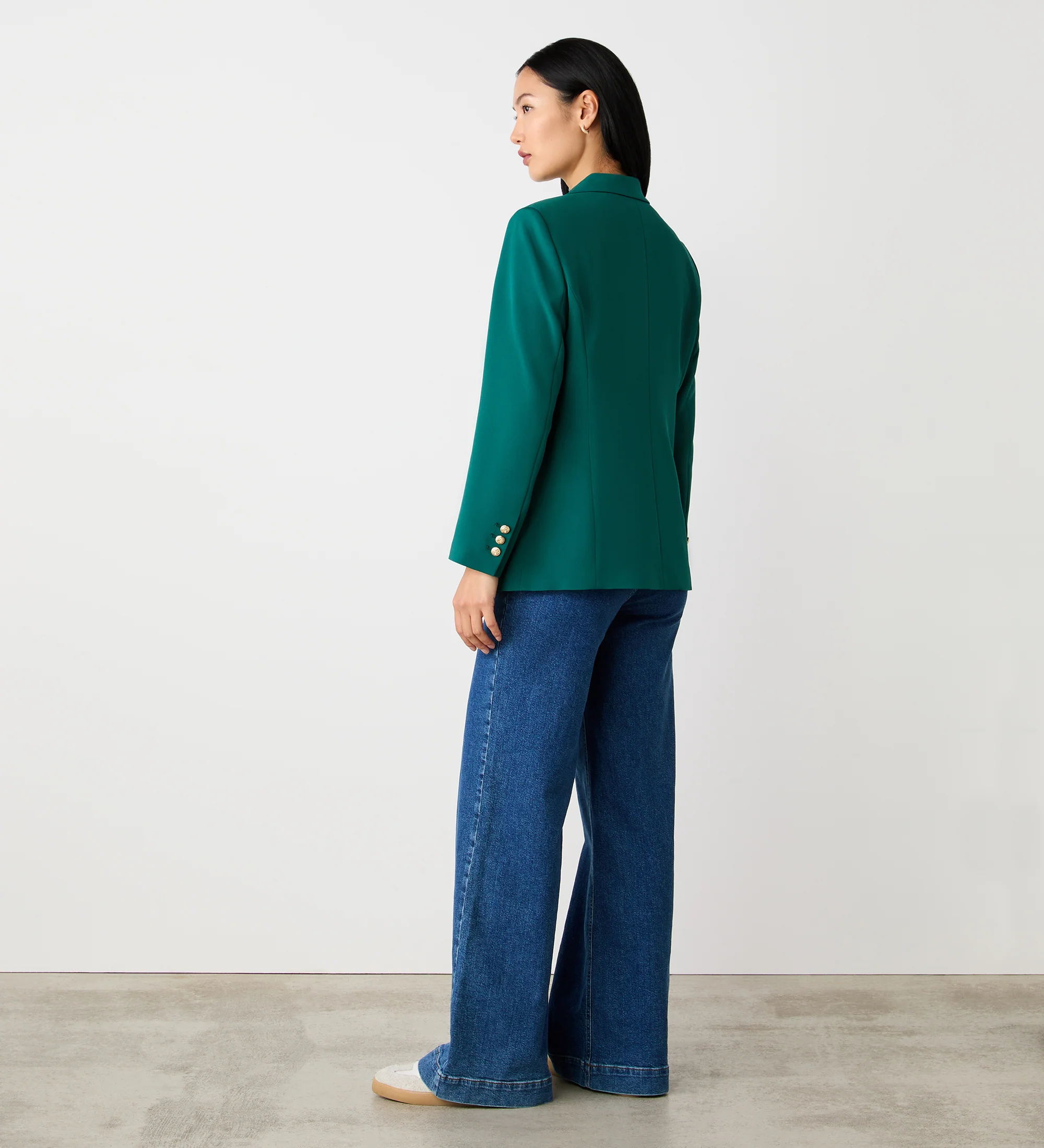 Orla Forest Green Tailored Blazer - Image 4